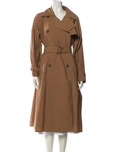 Pre-owned Max Mara Trench Coat In Brown