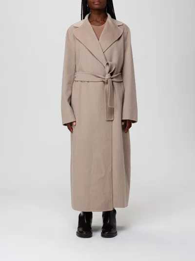 Max Mara Trench Coat  Woman Color Beige In Neutral