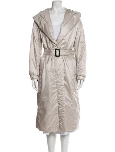 Pre-owned Max Mara Trench Coat In Neutral