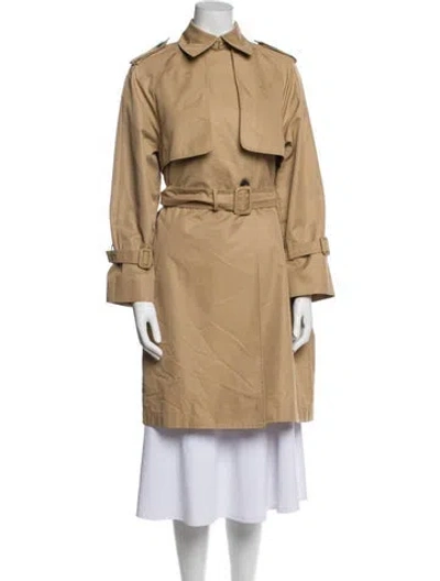 Pre-owned Max Mara Trench Coat In Neutral