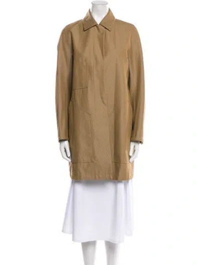 Pre-owned Max Mara Trench Coat In Neutral