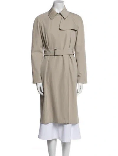 Pre-owned Max Mara Trench Coat In Neutral