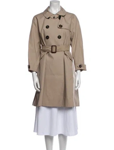 Pre-owned Max Mara Trench Coat In Neutral