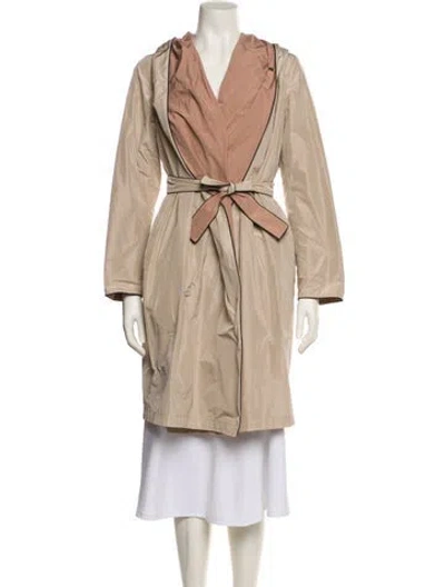 Pre-owned Max Mara Trench Coat In Neutral