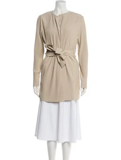 Pre-owned Max Mara Trench Coat In Neutral