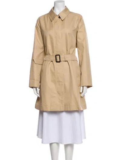 Pre-owned Max Mara Trench Coat In Neutral
