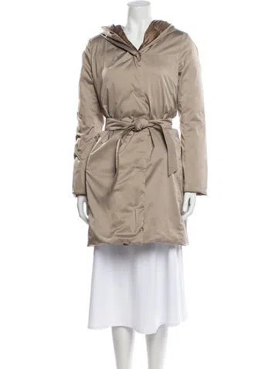 Pre-owned Max Mara Trench Coat In Neutral