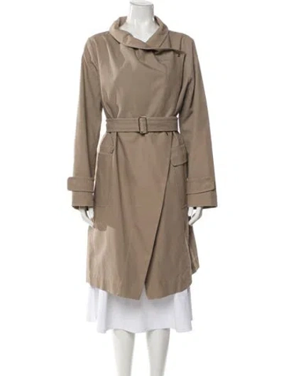Pre-owned Max Mara Trench Coat In Neutral