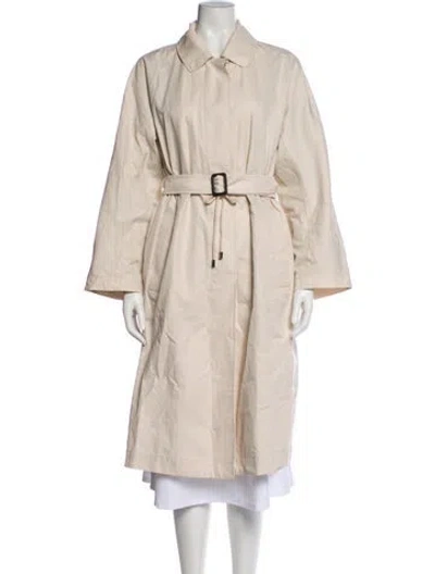 Pre-owned Max Mara Trench Coat In Neutral