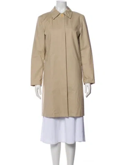 Pre-owned Max Mara Trench Coat In Neutral