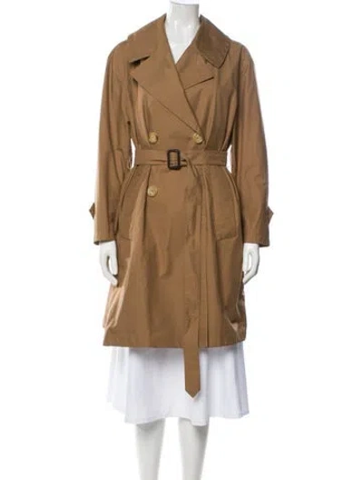 Pre-owned Max Mara Trench Coat In Neutral