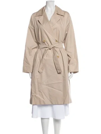 Pre-owned Max Mara Trench Coat In Neutral