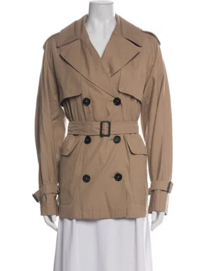 Pre-owned Max Mara Trench Coat In Neutral