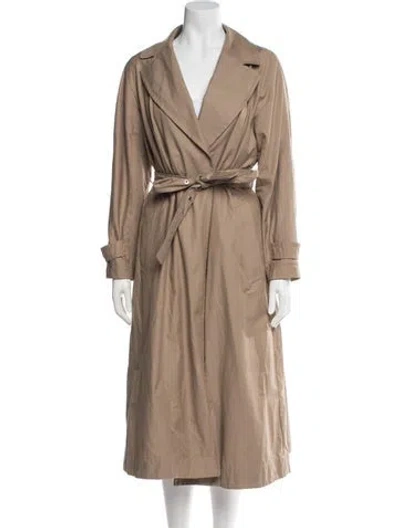 Pre-owned Max Mara Trench Coat In Neutral