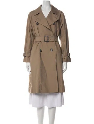 Pre-owned Max Mara Trench Coat In Neutral