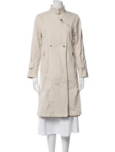 Pre-owned Max Mara Trench Coat In Neutral