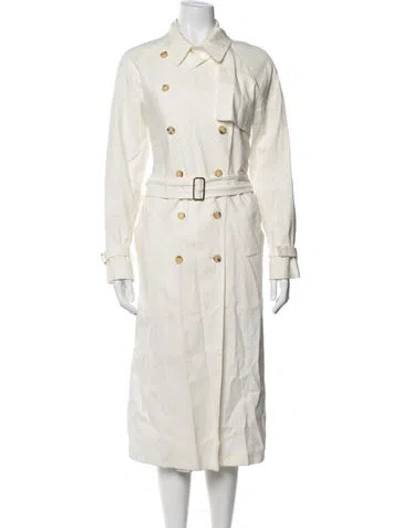 Pre-owned Max Mara Trench Coat In Neutrals