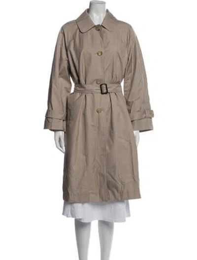 Pre-owned Max Mara Trench Coat In Neutrals