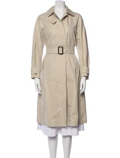 Pre-owned Max Mara Trench Coat In Neutrals