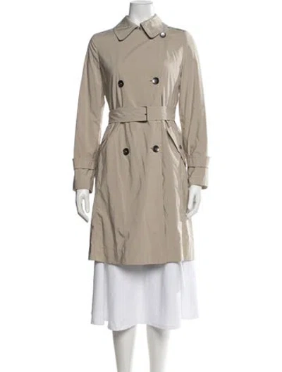 Pre-owned Max Mara Trench Coat In Neutrals