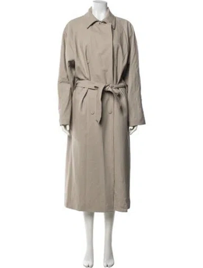 Pre-owned Max Mara Trench Coat In Neutrals