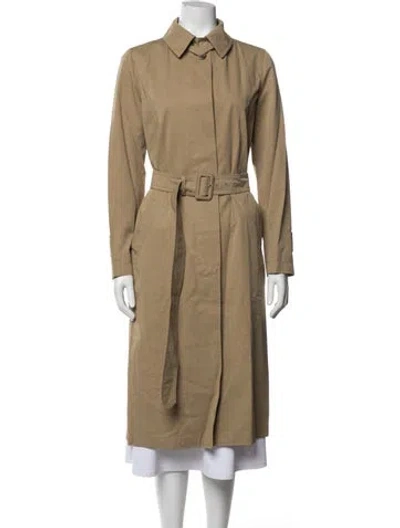 Pre-owned Max Mara Trench Coat In Neutrals