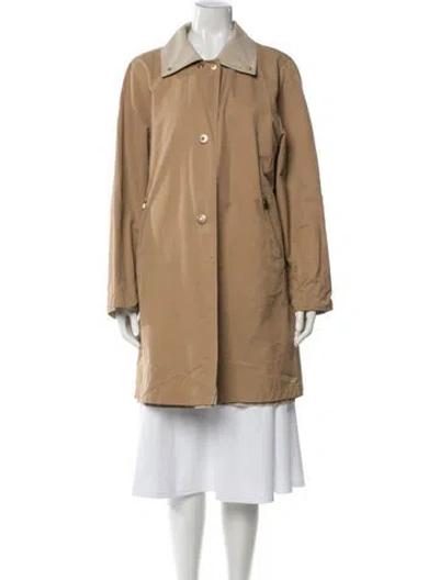Pre-owned Max Mara Trench Coat In Neutrals