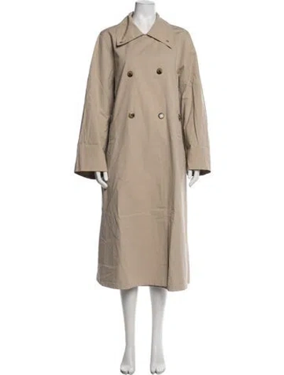 Pre-owned Max Mara Trench Coat In Neutrals