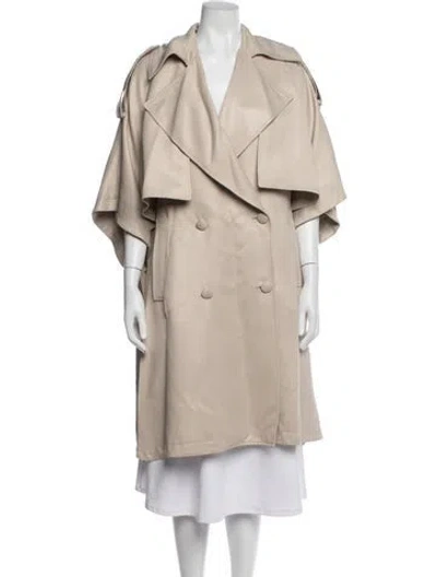 Pre-owned Max Mara Trench Coat In Neutrals