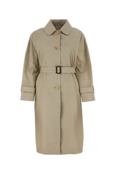 Max Mara Trench Ftrench-38 Nd  Female In Brown