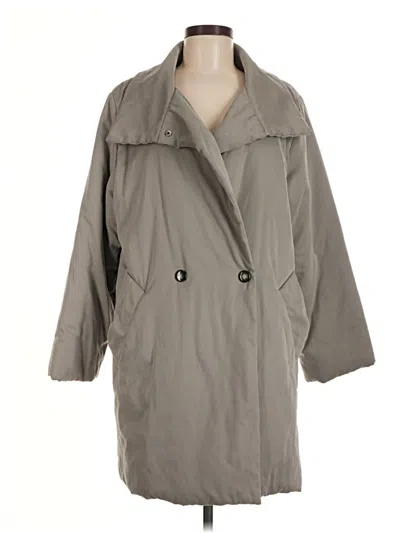 Pre-owned Max Mara Trenchcoat In Gray