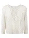 Max Mara Trento Diamond-pattern Lace Jacket