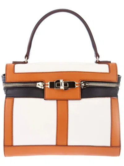 Max Mara Tri-colour Zip Up Tote