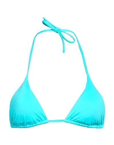Max Mara Triangle Bikini In Blue
