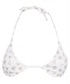 Max Mara Beachwear Alyssa White Bikini Top In White