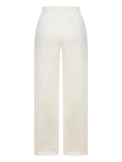 Max Mara 'filovia' Trousers In White