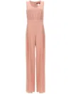 Max Mara Wide-leg Pants Jumpsuit In Pink