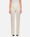 Max Mara Studio Woman Pants Cream Size 8 Virgin Wool In White