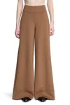 Max Mara Nigeria Pure Virgin Wool Trousers In Brown