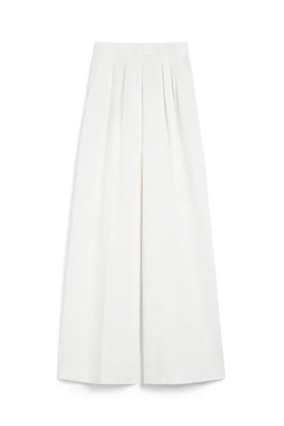 Max Mara Trousers In White