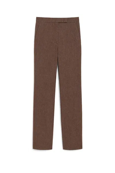 Max Mara Trousers In Brown