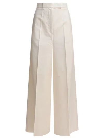 Max Mara Trousers In Neutral