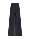 Max Mara Blue Piroghe Trousers