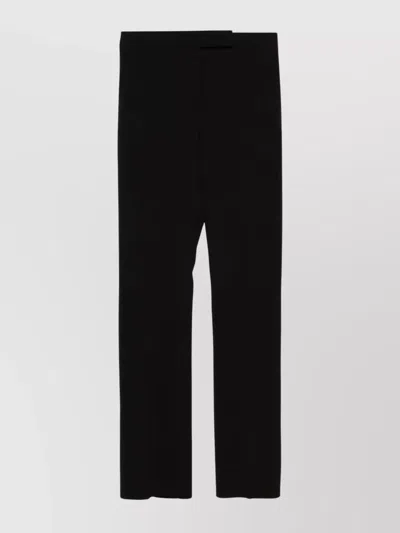 MAX MARA TROUSERS ANKLE-LENGTH SATIN STRIPE