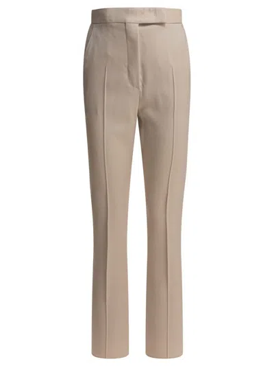 Max Mara Trousers In Beige