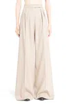 Max Mara Wide Leg In Beige