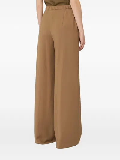 Max Mara Honor Trousers In Brown