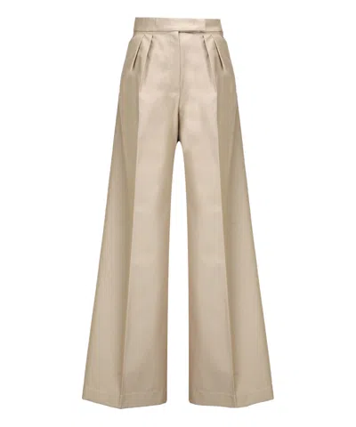 Max Mara Trousers In Beige