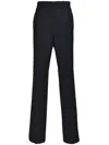 Max Mara Tailored Straight Leg Trousers In Black