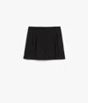 Max Mara Giugno Wool-blend Shorts In Black